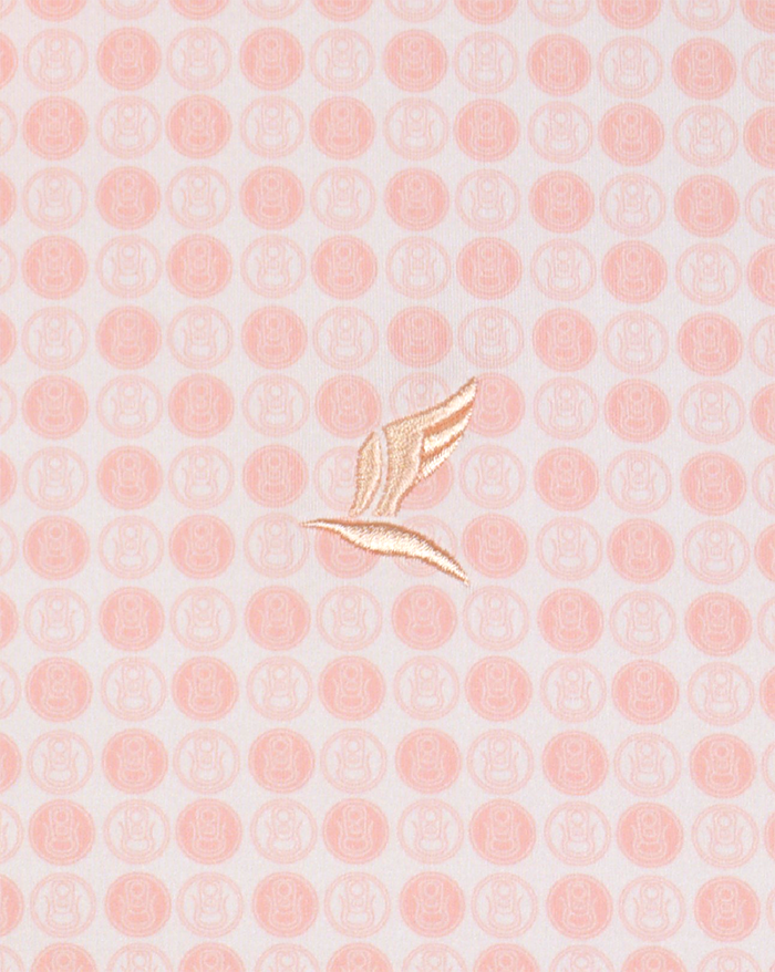 Light pink athletic fit Cold Ones golf polo — ALBY