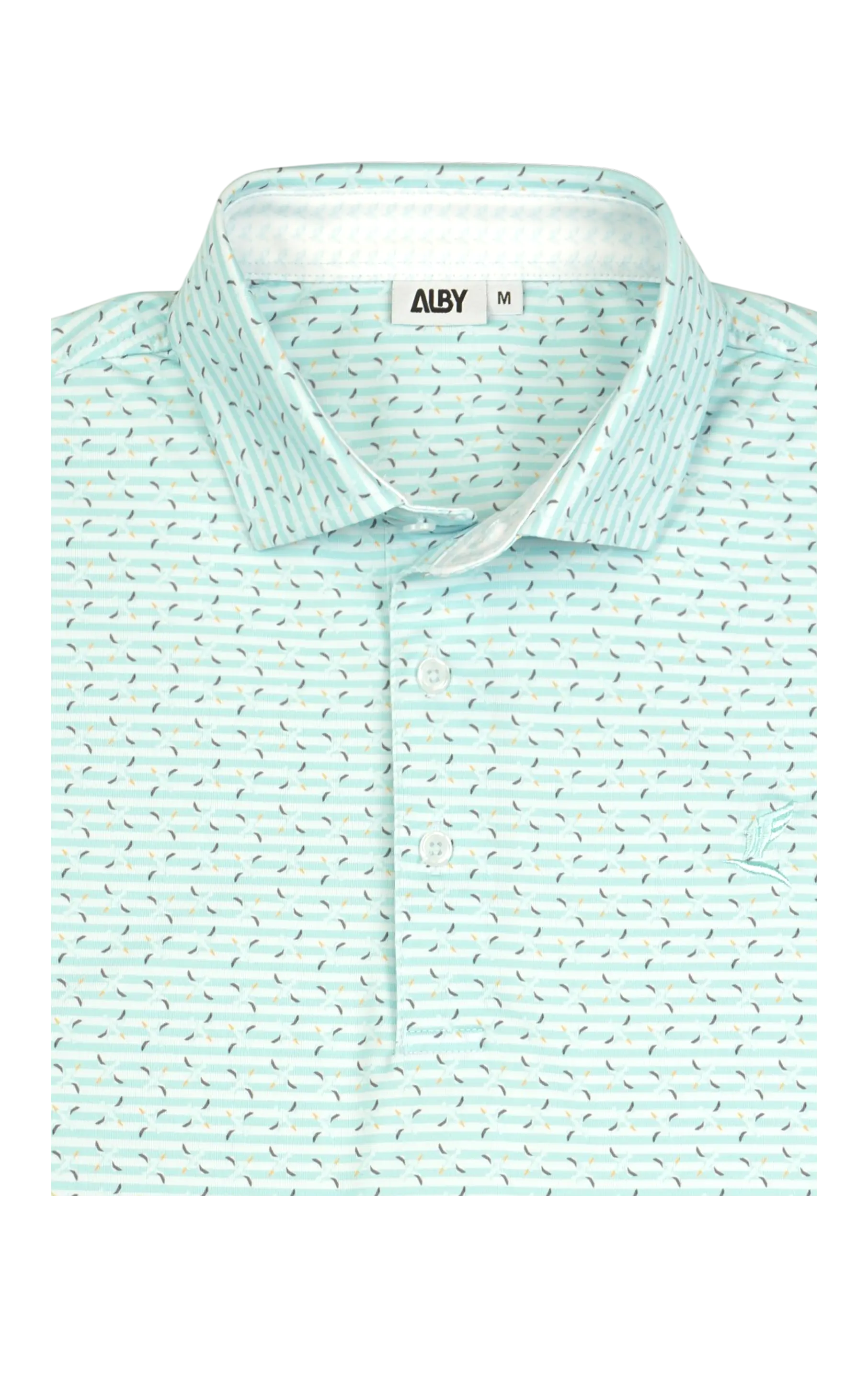 Aqua athletic fit Albatross golf polo — ALBY